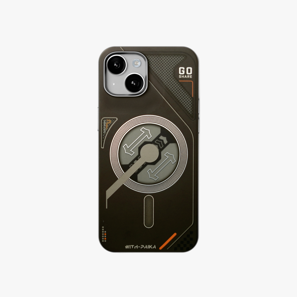 VectorEdge – Black Modern Aesthetics Magsafe case for iPhone 15