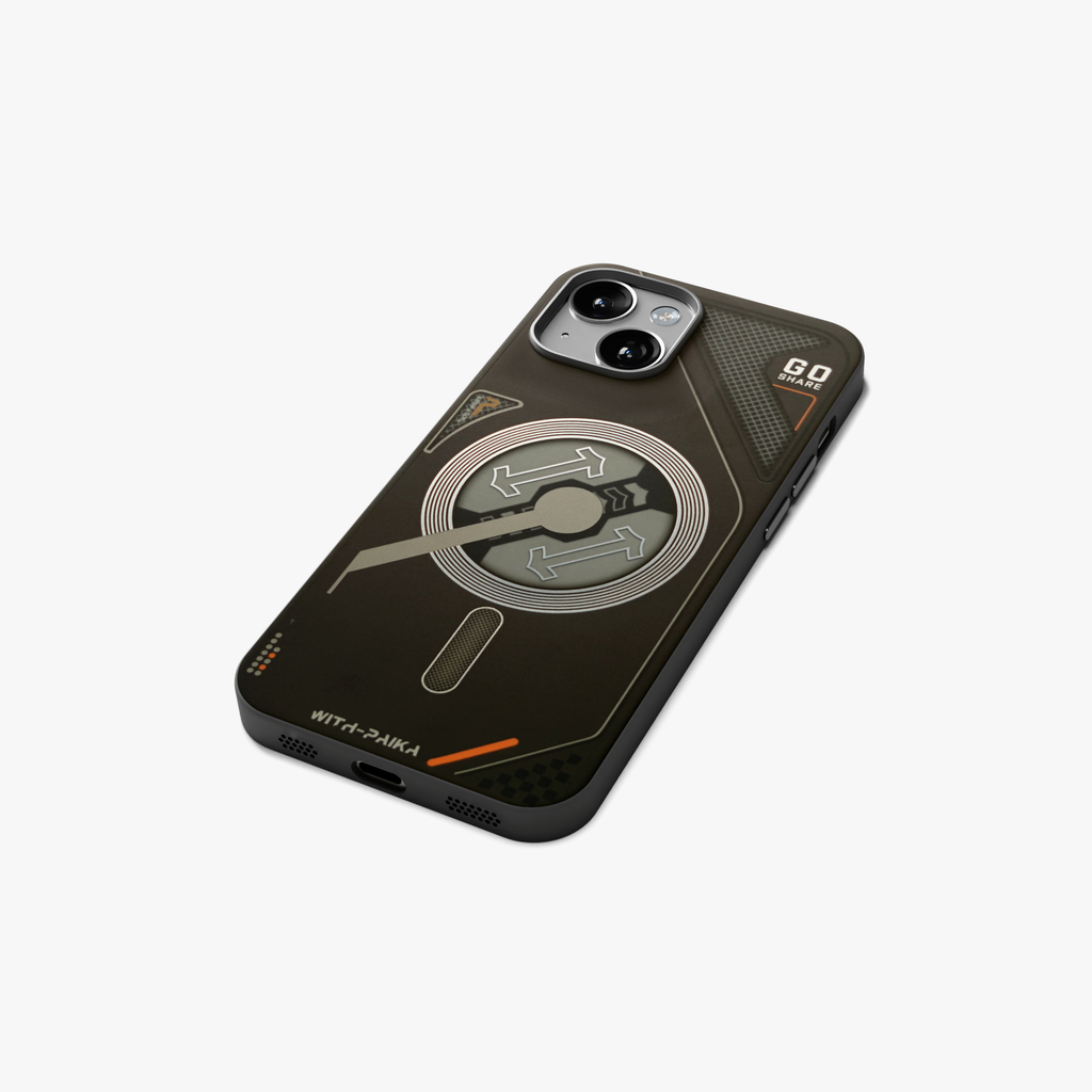 VectorEdge – Black Modern Aesthetics Magsafe case for iPhone 15