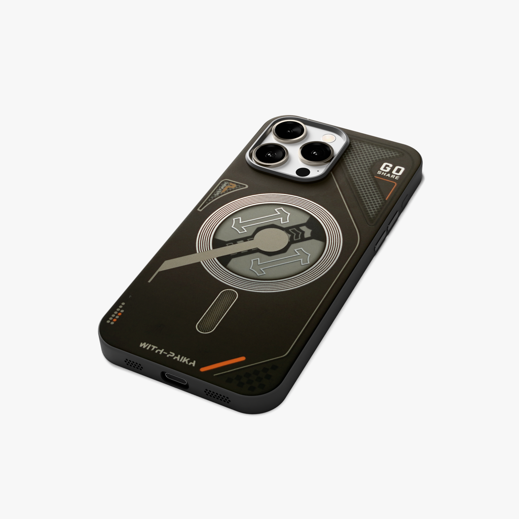 VectorEdge – Black Modern Aesthetics Magsafe case for iPhone 15 pro max