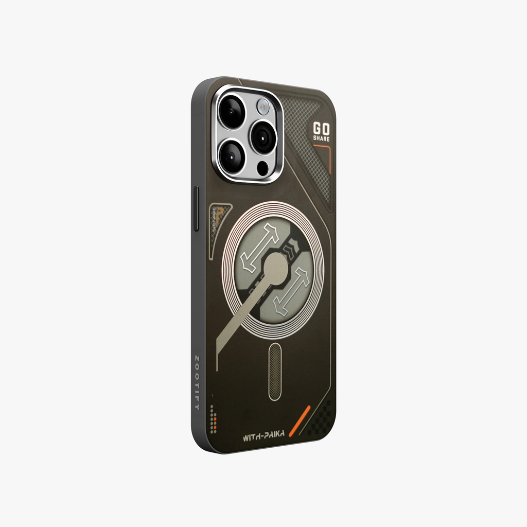 VectorEdge – Black Modern Aesthetics Magsafe case for iPhone 15 pro