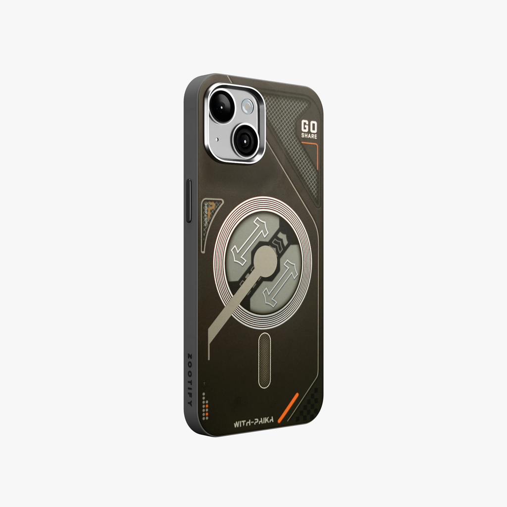 VectorEdge – Black Modern Aesthetics Magsafe case for iPhone 15