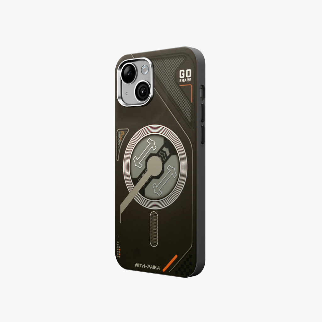 VectorEdge – Black Modern Aesthetics Magsafe case for iPhone 15