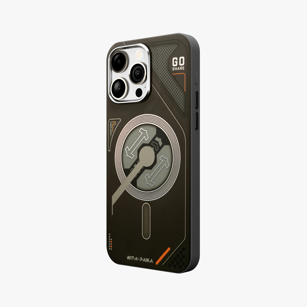 VectorEdge – Black Modern Aesthetics Magsafe case for iPhone 15 pro max