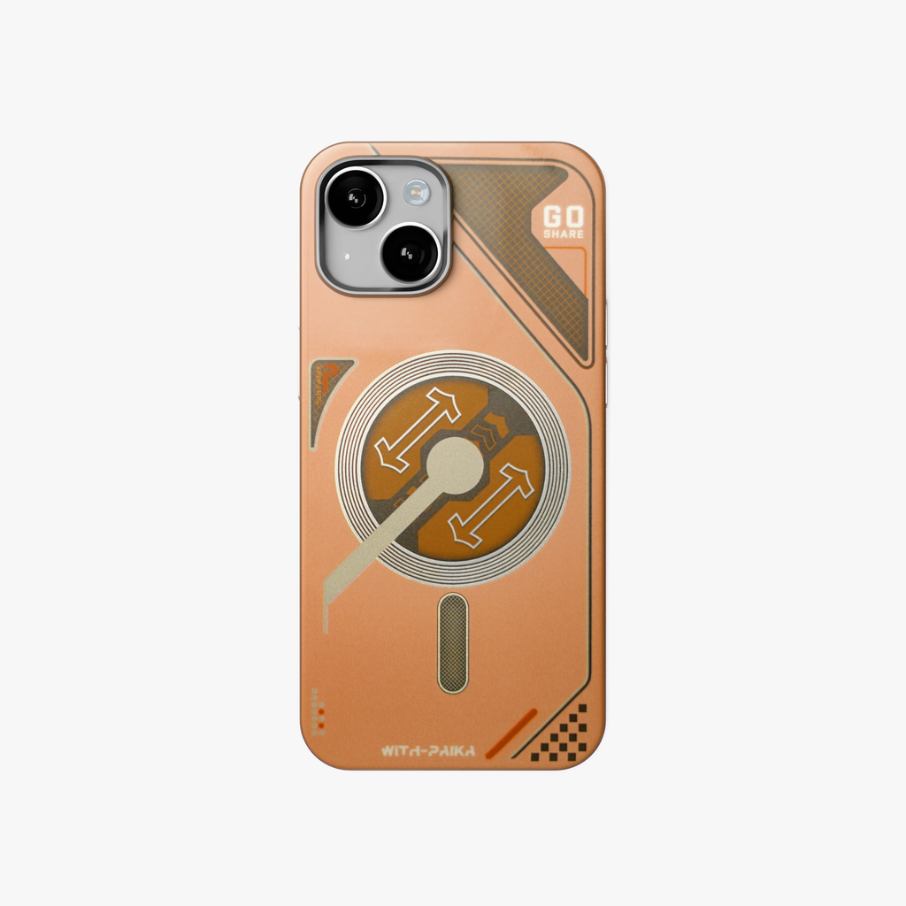 VectorEdge – Brown Modern Aesthetics Magsafe case for iPhone 15