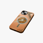 VectorEdge – Brown Modern Aesthetics Magsafe case for iPhone 15
