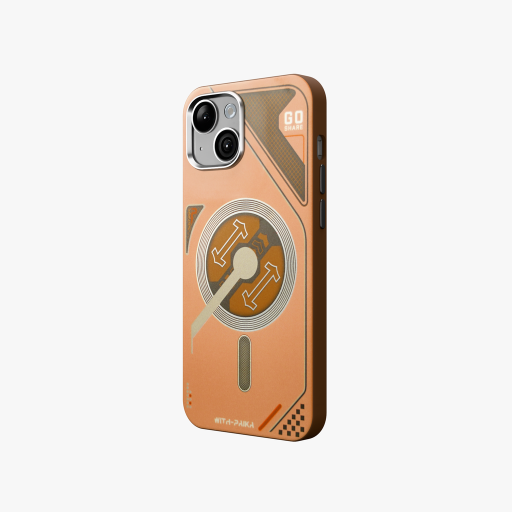 VectorEdge – Brown Modern Aesthetics Magsafe case for iPhone 15