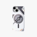 VectorEdge – White Modern Aesthetics Magsafe case for iPhone 15