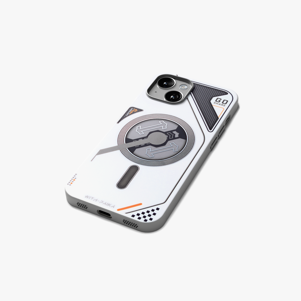 VectorEdge – White Modern Aesthetics Magsafe case for iPhone 15