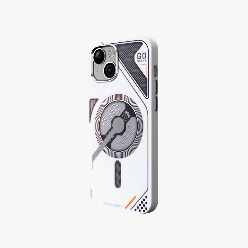 VectorEdge – White Modern Aesthetics Magsafe case for iPhone 15