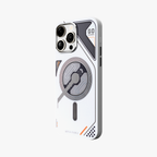 VectorEdge – White Modern Aesthetics Magsafe case for iPhone 15 pro max
