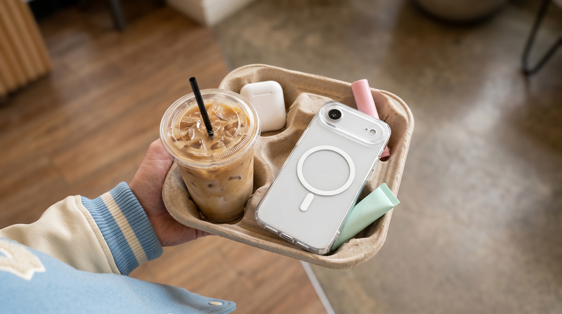 Classic Transparent  MagSafe Case Cover for iPhone 17 Air mobile banner 2
