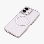 Ironclad – Transparent Silver MagSafe Case Cover for iPhone 17
