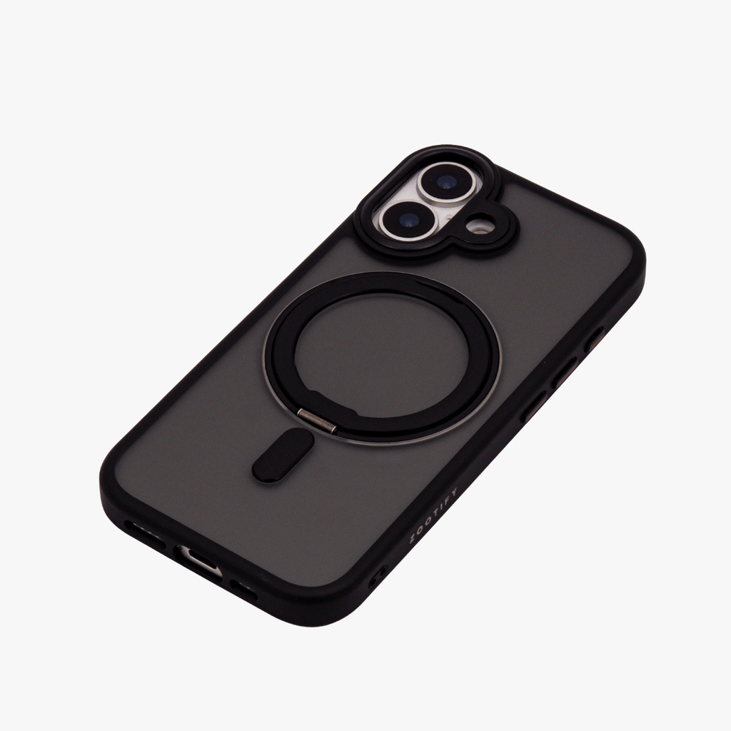 Orbit Grip – Black O-Stand MagSafe case cover for iPhone 17