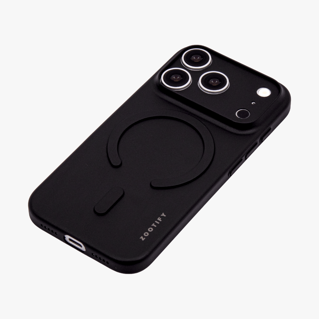 Textura – Black PaperFeel MagSafe Case Cover for iPhone 17 pro