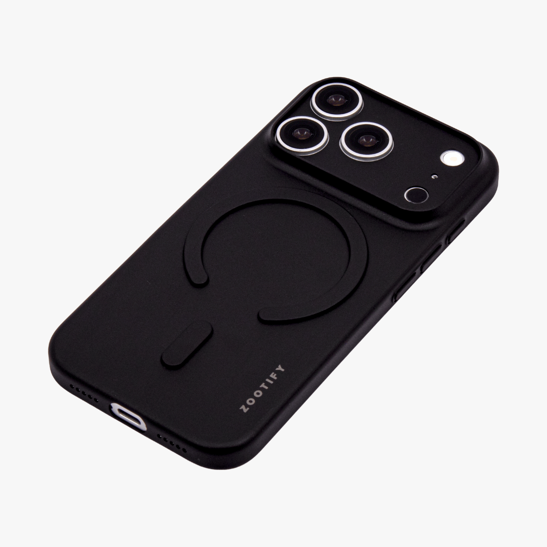 Textura – Black PaperFeel MagSafe Case Cover for iPhone 17 pro