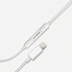 Zootify Aura 3 - Lightening Wired Earphones with Mic | White