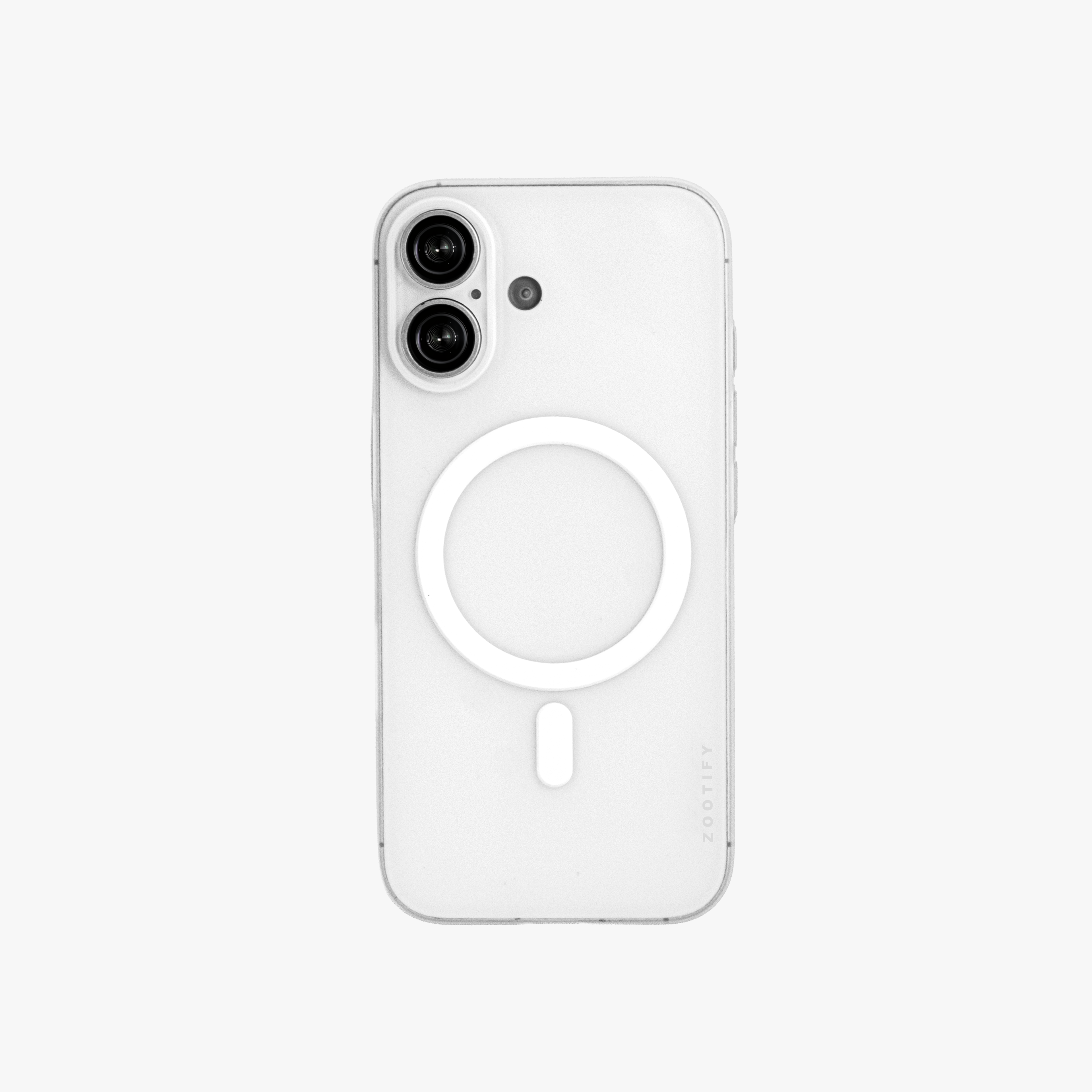 Textura – White PaperFeel MagSafe Case Cover for iPhone 17