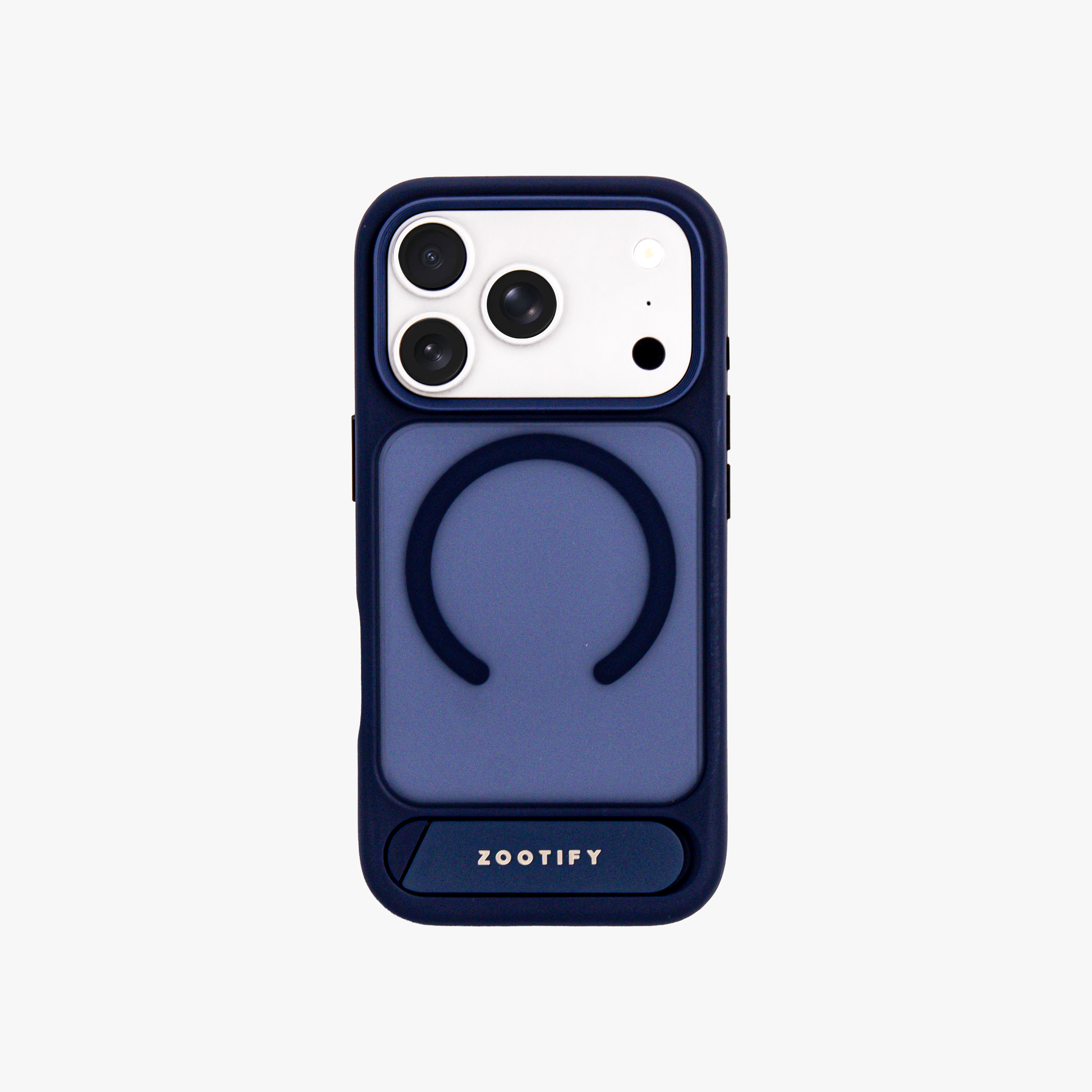 Frostand – Blue Frosted MagSafe Case Cover with Kickstand for iPhone 17 pro