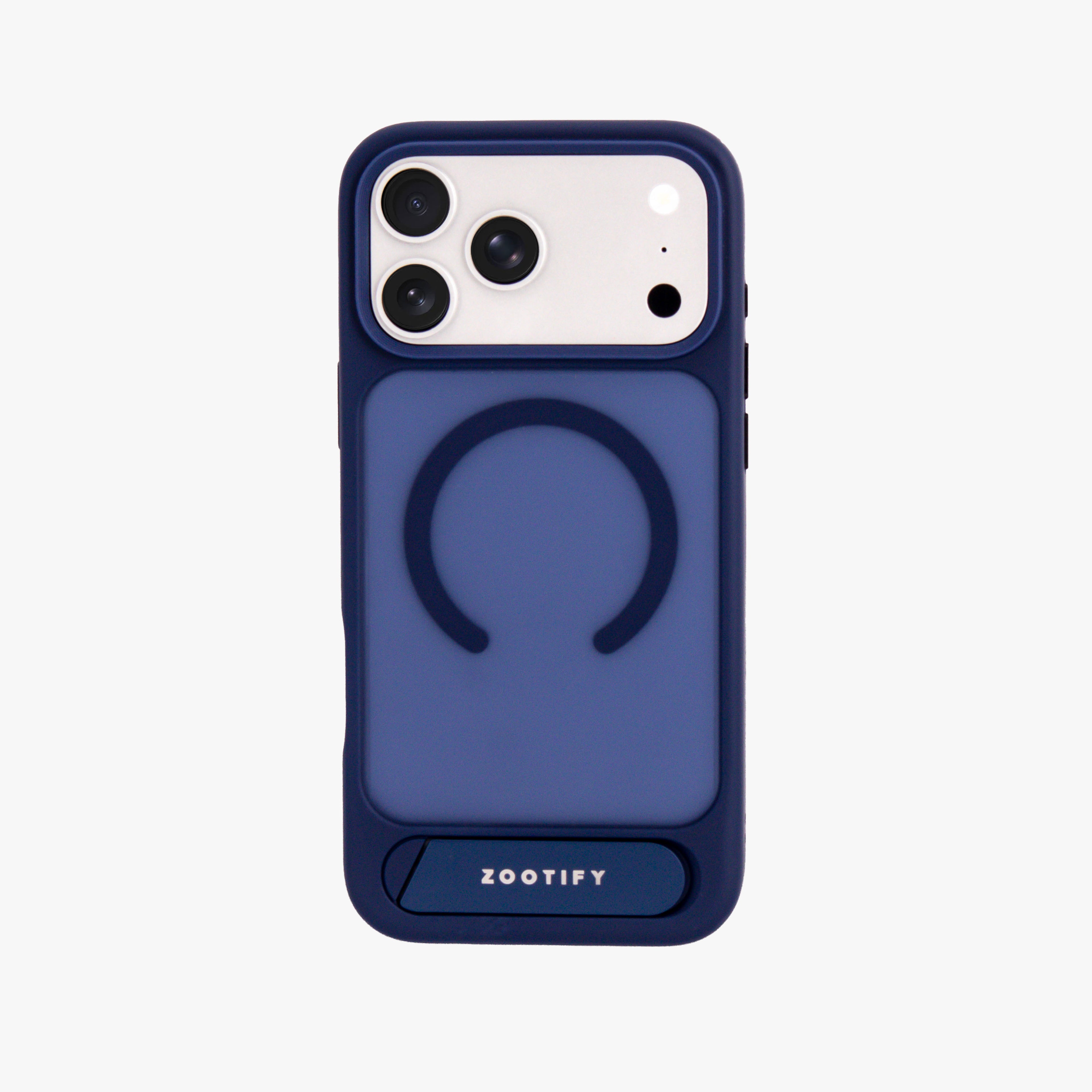 Frostand – Blue Frosted MagSafe Case Cover with Kickstand for iPhone 17 Pro Max