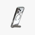 Frostand – Grey Frosted MagSafe Case Cover with Kickstand for iPhone 17 Pro Max