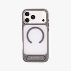 Frostand – Grey Frosted MagSafe Case Cover with Kickstand for iPhone 17 Pro Max