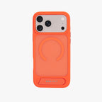 Frostand – Orange Frosted MagSafe Case Cover with Kickstand for iPhone 17 Pro Max