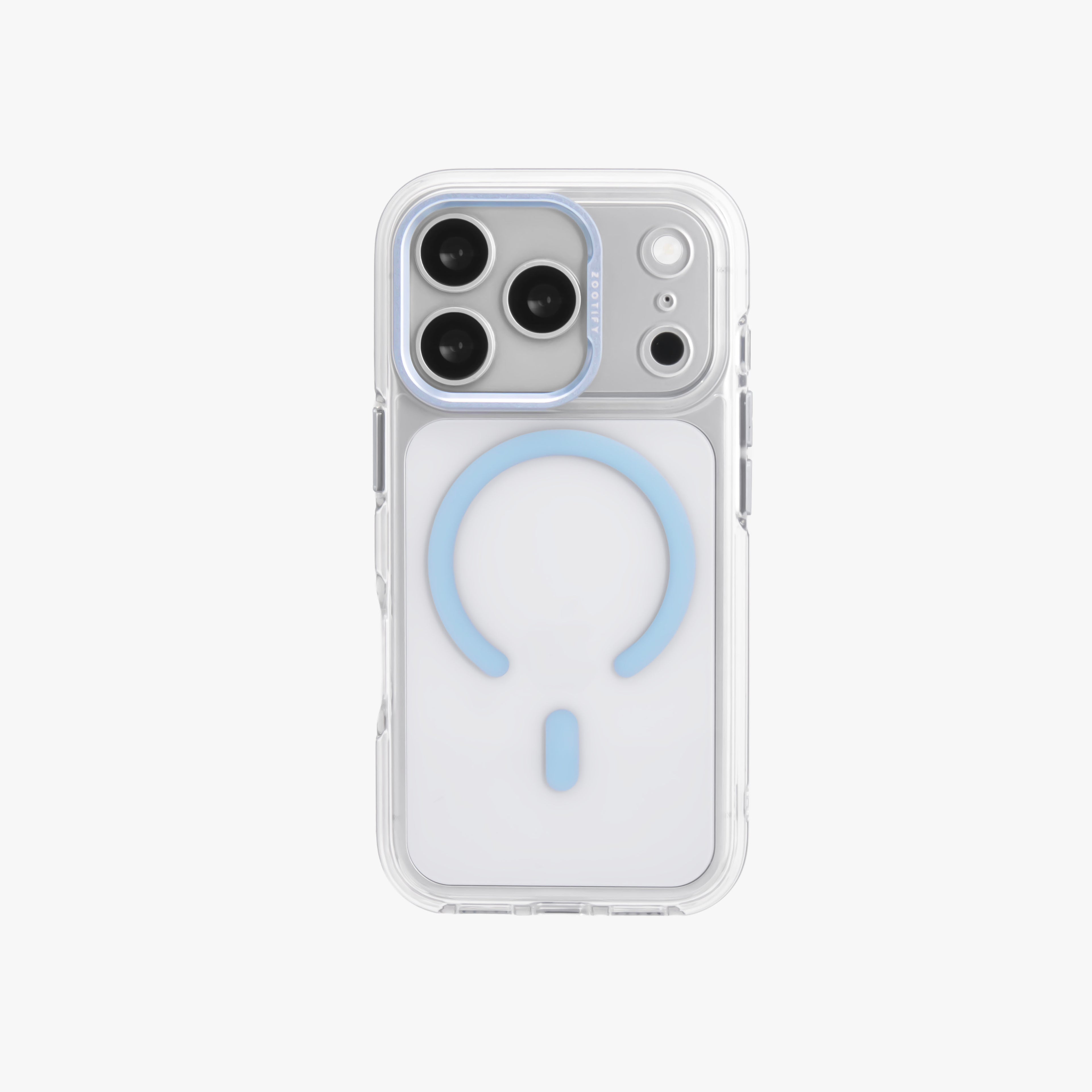 Ironclad – Transparent Blue MagSafe Case Cover for iPhone 17 pro
