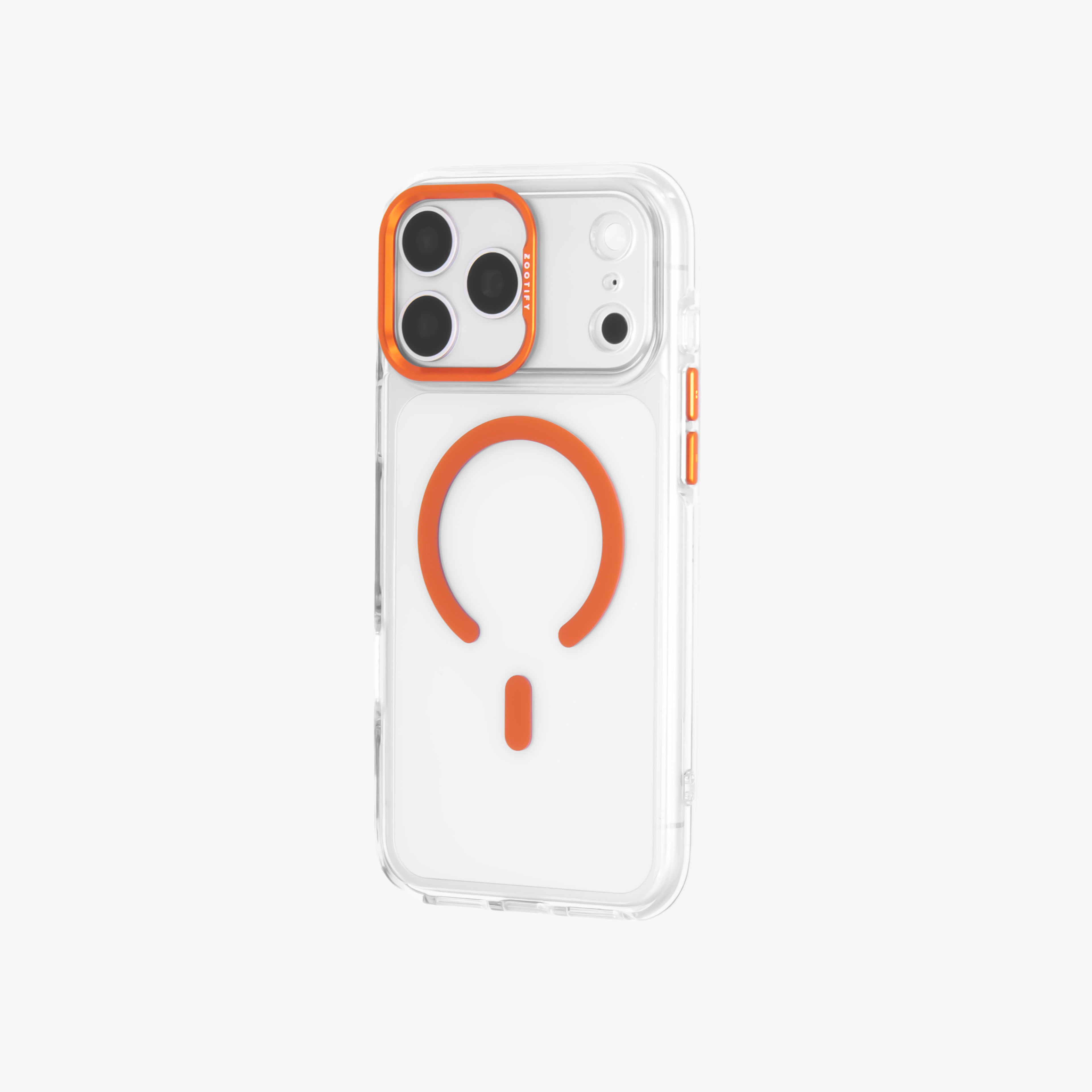 Ironclad – Transparent Orange MagSafe Case Cover for iPhone 17 Pro Max