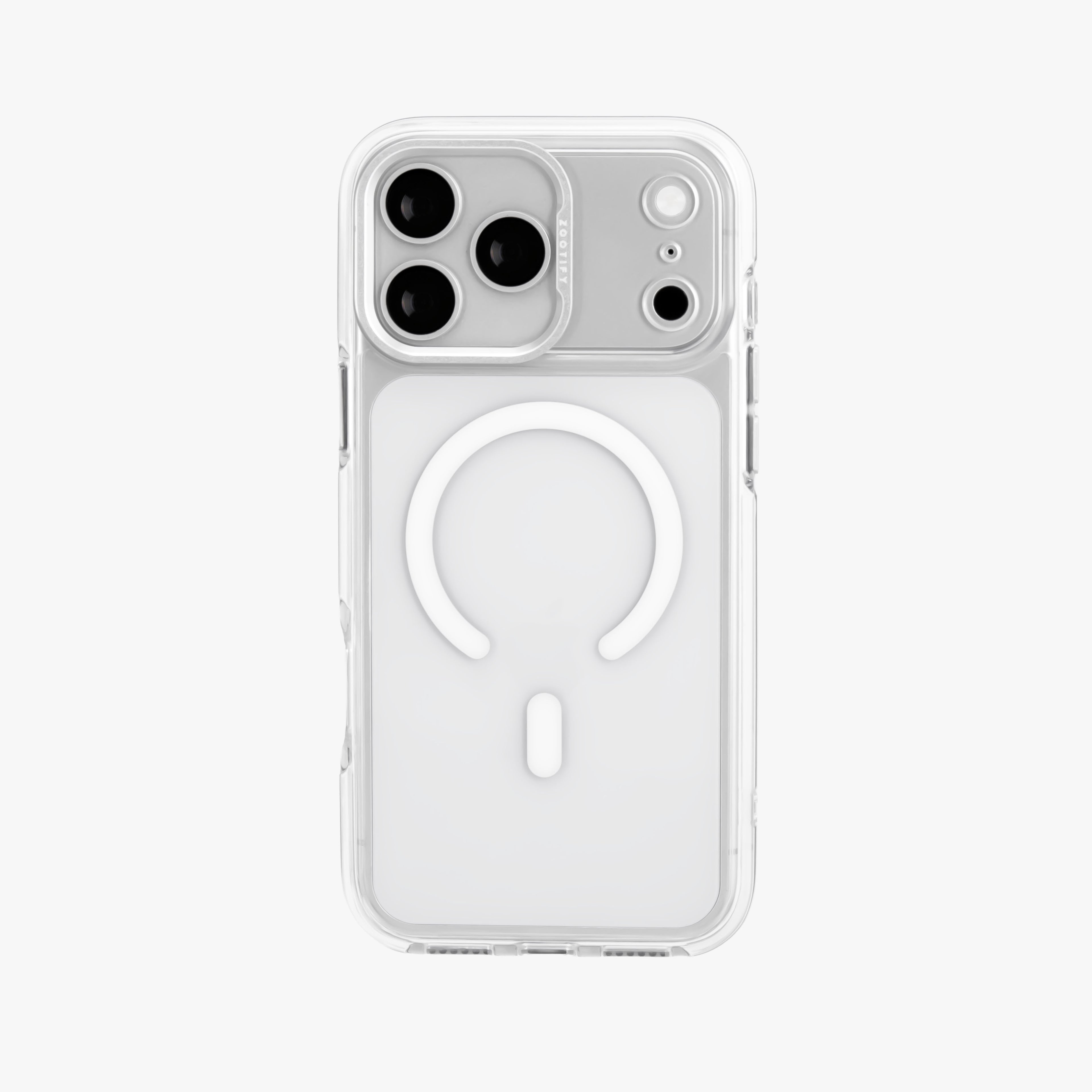 Ironclad – Transparent Silver MagSafe Case Cover for iPhone 17 Pro Max