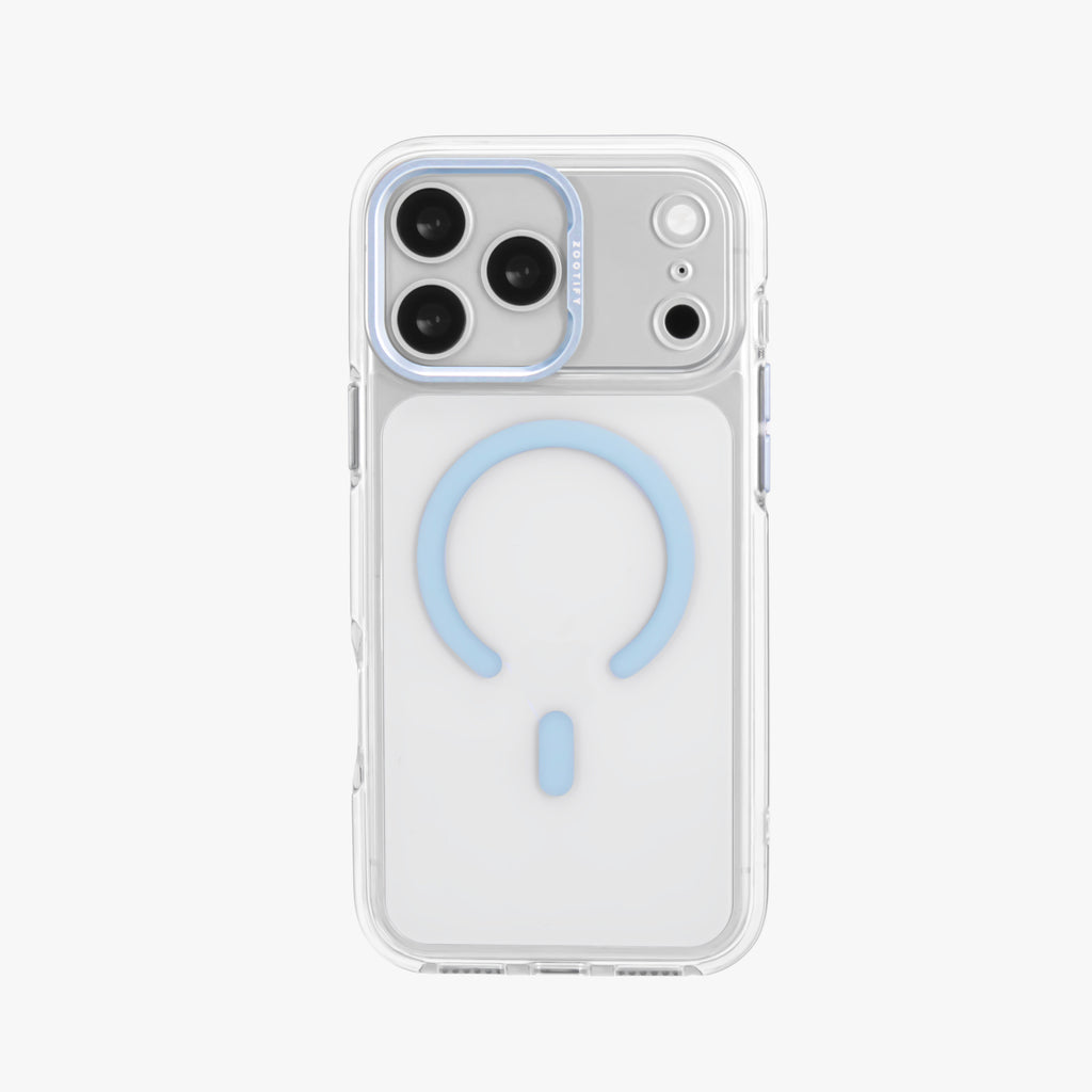 Ironclad – Transparent Blue MagSafe Case Cover for iPhone 17 Pro Max