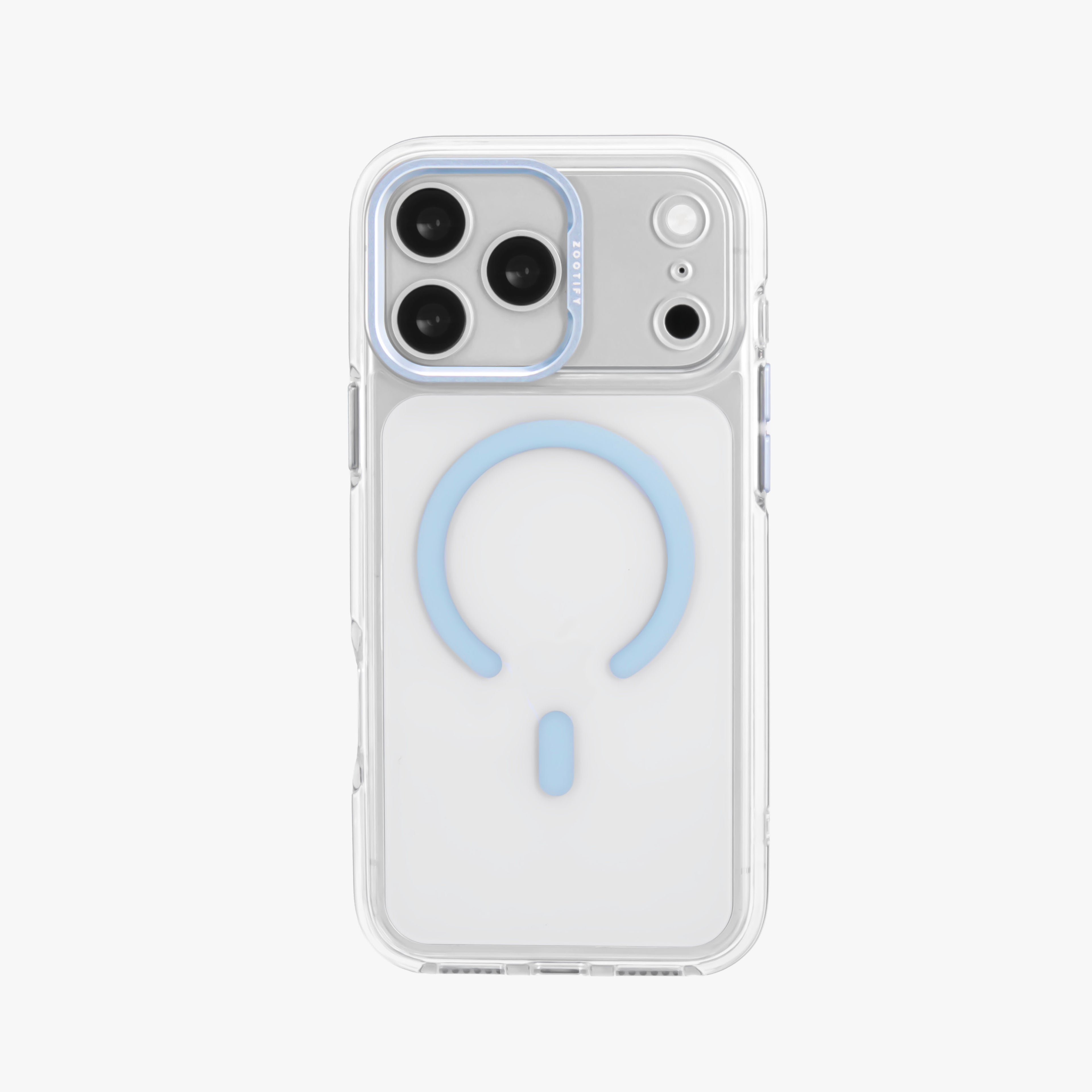 Ironclad – Transparent Blue MagSafe Case Cover for iPhone 17 Pro Max