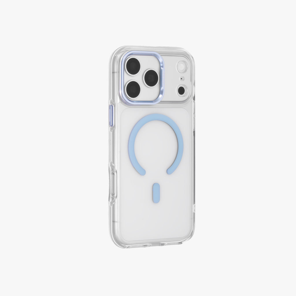 Ironclad – Transparent Blue MagSafe Case Cover for iPhone 17 Pro Max