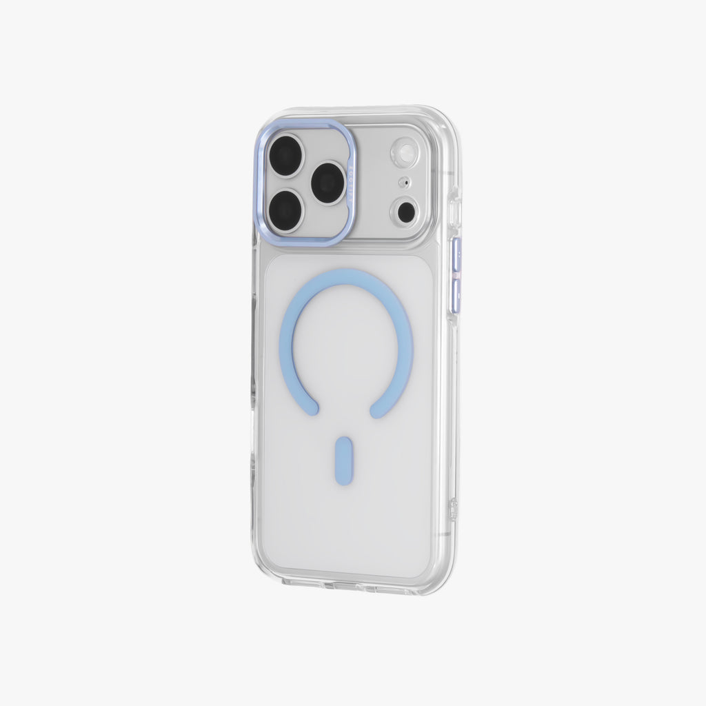 Ironclad – Transparent Blue MagSafe Case Cover for iPhone 17 Pro Max