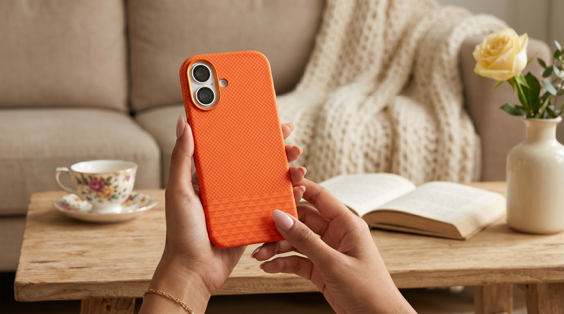 Monarch – Orange Trending Premium MagSafe Case Cover for iPhone 17 banner 1