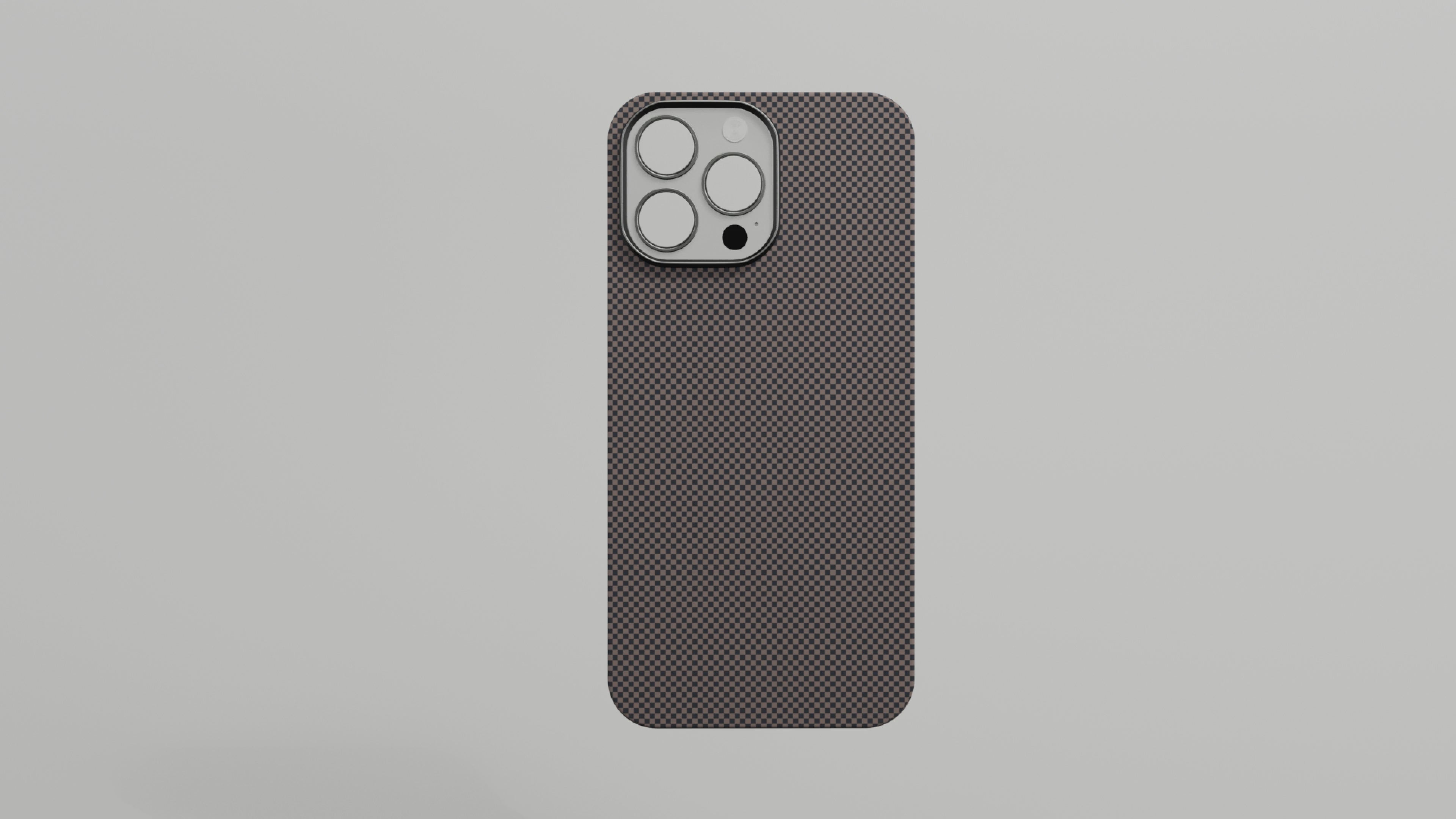 StealthForm – Brown Kevlar Shield MagSafe Case for iPhone 16 pro