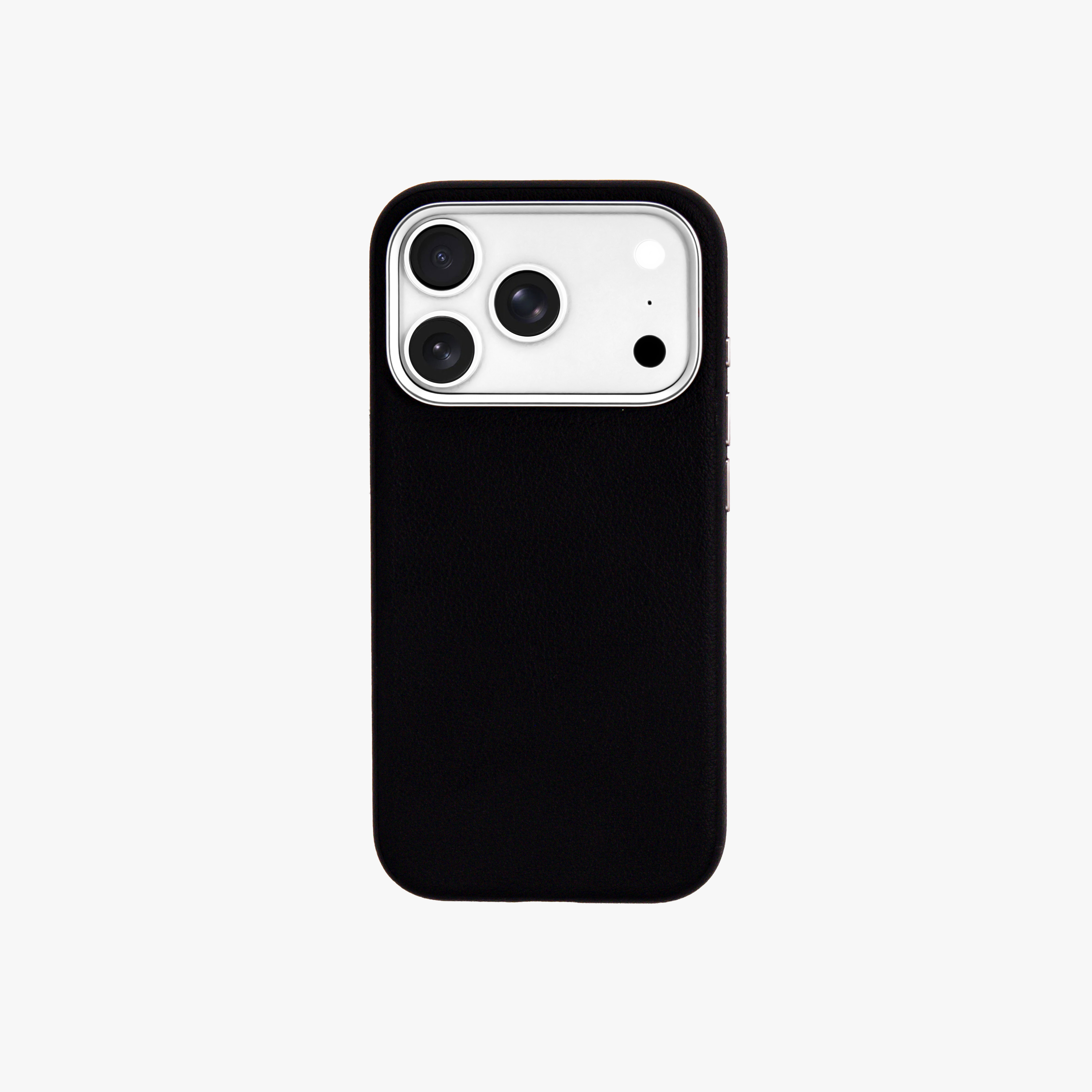 Primo – Black Leather Premium MagSafe Case Cover for iPhone 17 pro