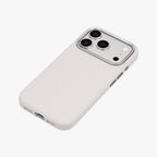 Primo – White Leather Premium MagSafe Case Cover for iPhone 17 pro