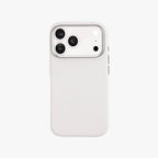 Primo – White Leather Premium MagSafe Case Cover for iPhone 17 pro