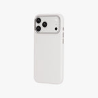 Primo – White Leather Premium MagSafe Case Cover for iPhone 17 Pro Max