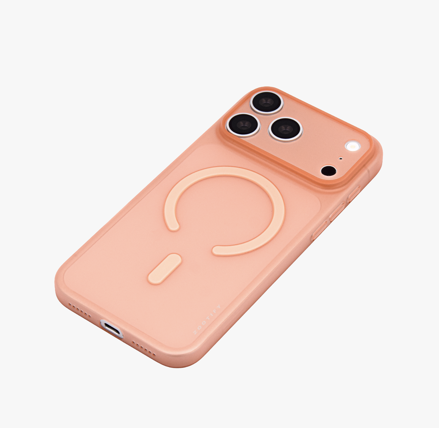 Textura – Orange PaperFeel MagSafe Case Cover for iPhone 17 Pro Max